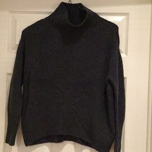 Charcoal Gray Cowlneck Sweater